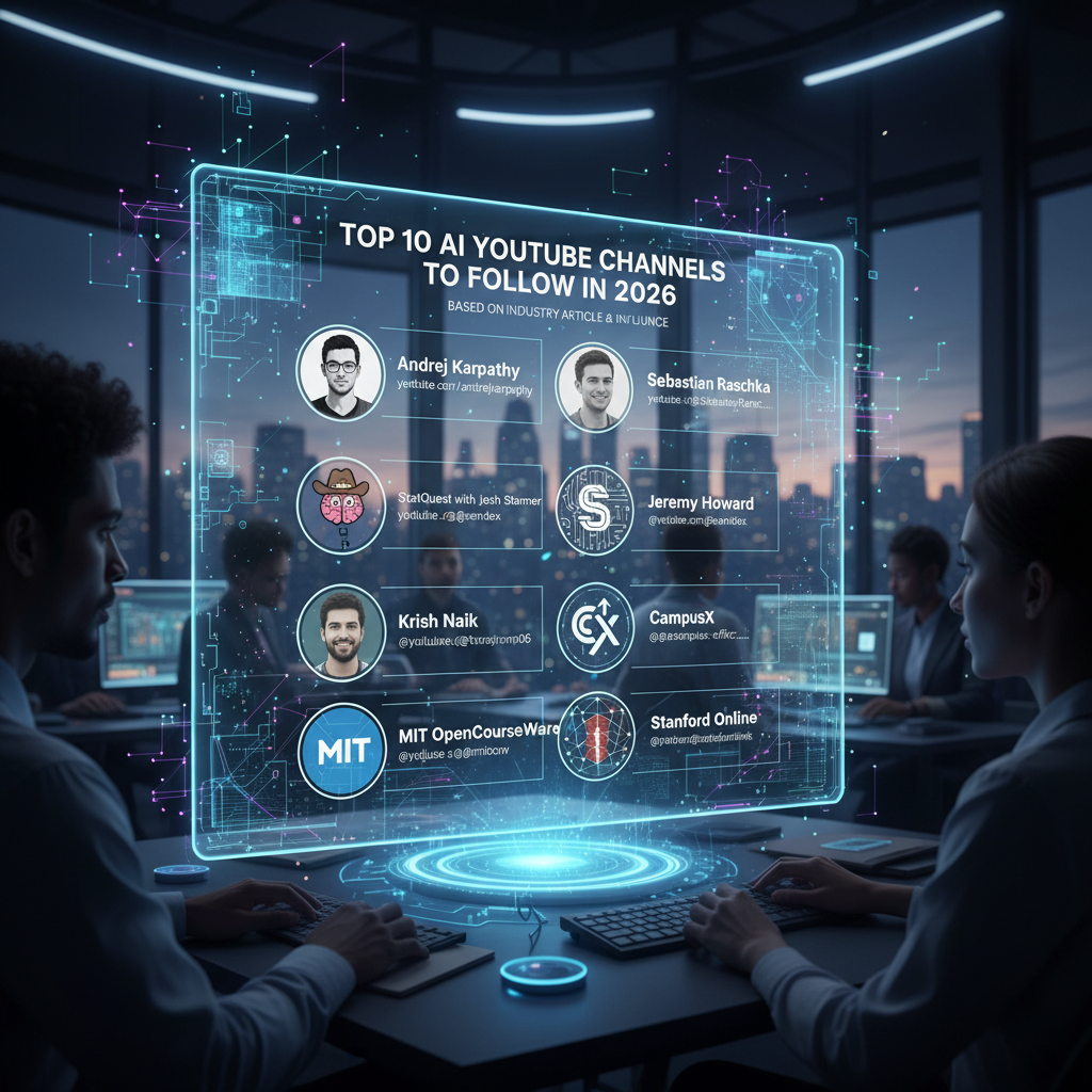 10 Best AI YouTube Channels to Follow in 2026 | How 2 AI Tools
